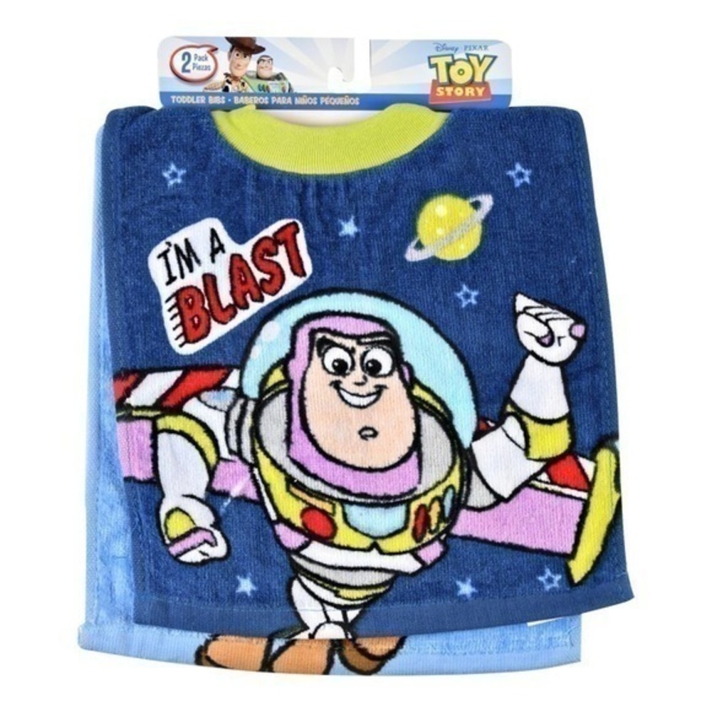 NWT. DISNEY Toy Story 2PK Bibs